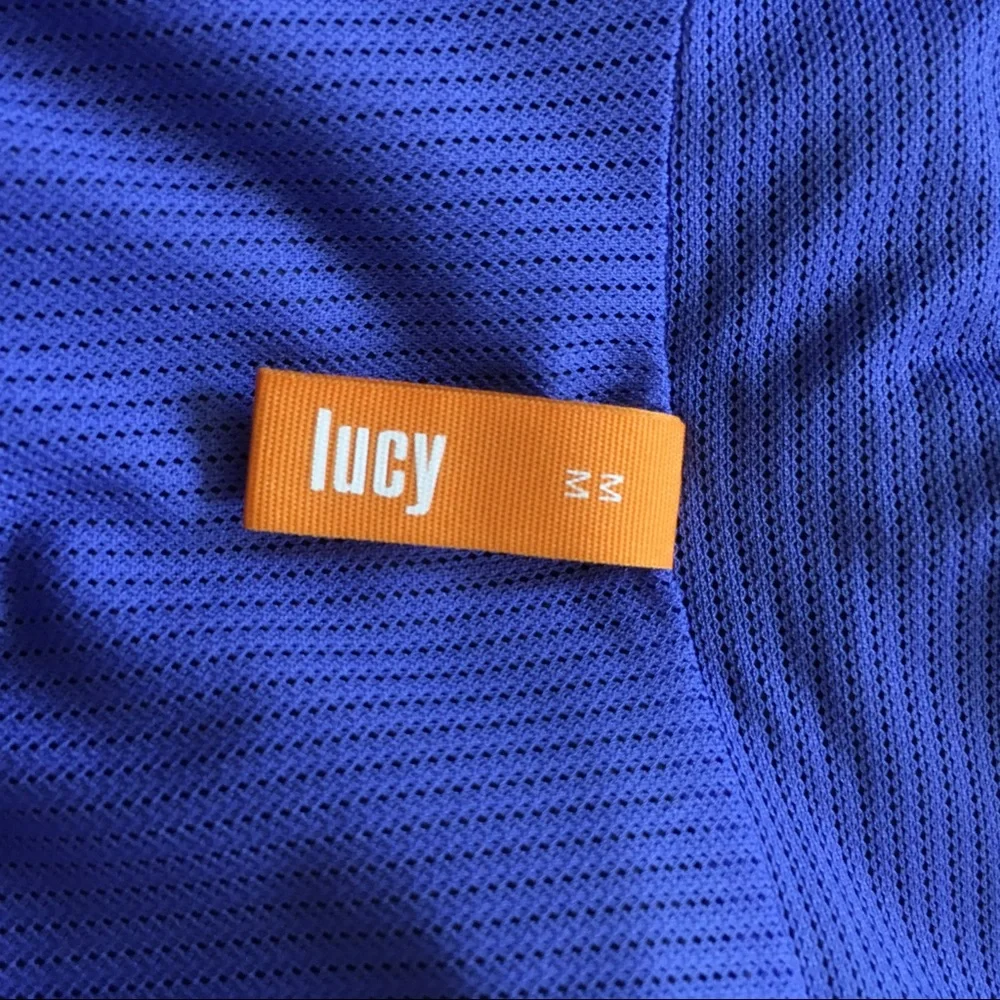 NWOT Lucy Dark Gray Windbreaker with Purple Trim - Picture 7 of 8